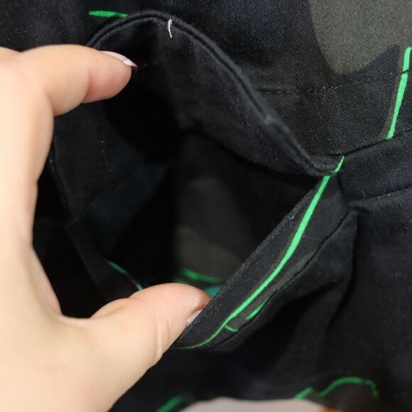 Marc Jacobs Black Green Floral Cropped Blazer Y2K Jacket Large Sequin Flower Sna - Picture 6 of 14